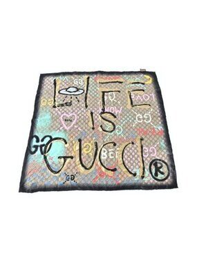 Gucci Bandana Scarf Brown